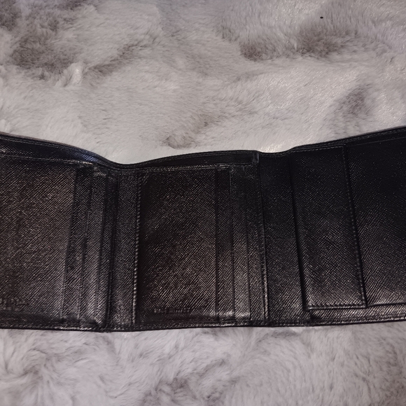 Prada steffiano black leather wallet - Picture 2 of 8
